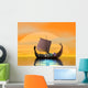 Viking Ship Wall Mural