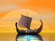 Viking Ship Wall Mural