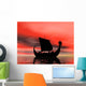 Sailing Viking Ship Wall Mural