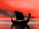 Sailing Viking Ship Wall Mural