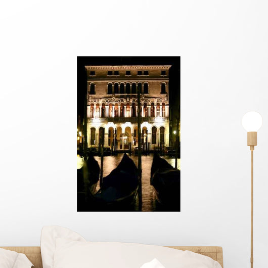 Canale Grande Bei Nacht Wall Decal