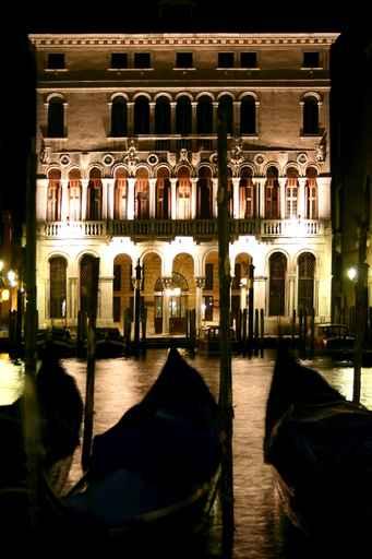 Canale Grande Bei Nacht Wall Decal