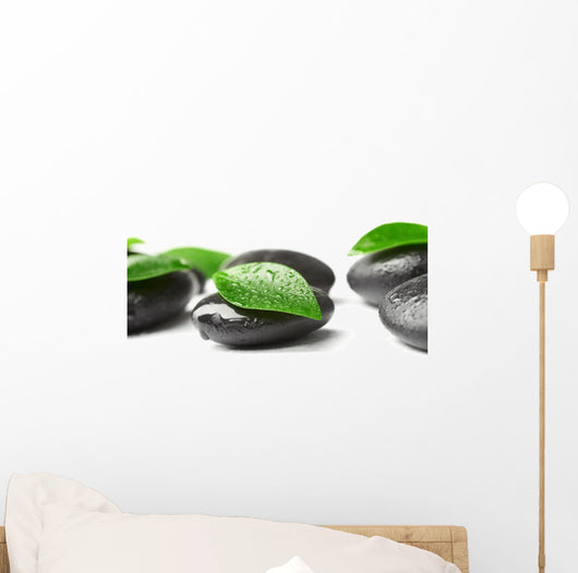 Zen Stones and Leaves
