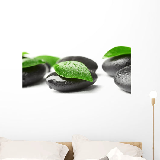 Zen Stones and Leaves