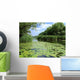 Summer Lake with Green Wall Decal