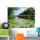 Summer Lake with Green Wall Decal