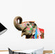 Hand Painted Elephant Profile