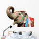 Hand Painted Elephant Profile