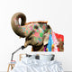Hand Painted Elephant Profile
