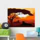 Lions Wild African Mountains Wall Mural