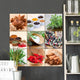 Collage With Spices Wall Mural