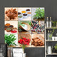 Collage With Spices Wall Mural