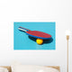 Raquette Et Balle Pingpong Wall Mural