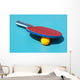 Raquette Et Balle Pingpong Wall Mural