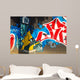 GRAFFITI, EXPRESSION OF HIP HOP Wall Mural