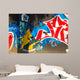 GRAFFITI, EXPRESSION OF HIP HOP Wall Mural