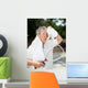 Senior Athlete Cools off Wall Decal