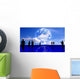 plain people team background. people silhouettes Wall Mural