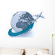 airplane travel Wall Decal