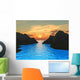 Mount Sunset Wall Decal