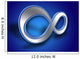 3D Infinity Symbol Wall Mural