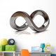Silver Infinity Symbol