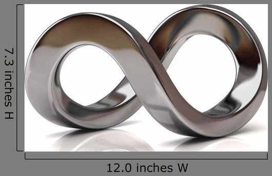 Silver Infinity Symbol