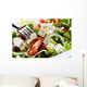 Vegetable salad with cheese Wall Mural