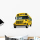Isolated School Bus Wall Decal