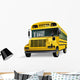 Isolated School Bus Wall Decal