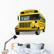 Isolated School Bus Wall Decal