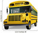 Isolated School Bus Wall Decal