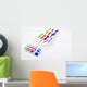 colored tooth brush Wall Decal