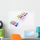colored tooth brush Wall Decal