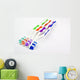 colored tooth brush Wall Decal
