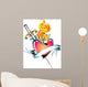 Tribal Flame Heart Design Wall Decal