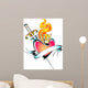 Tribal Flame Heart Design Wall Decal