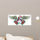 Heraldic Angel Heart Tattoo Wall Decal
