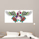 Heraldic Angel Heart Tattoo Wall Decal