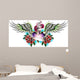 Heraldic Angel Heart Tattoo Wall Decal
