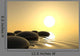 Zen Stones in Water on White Background Wall Mural