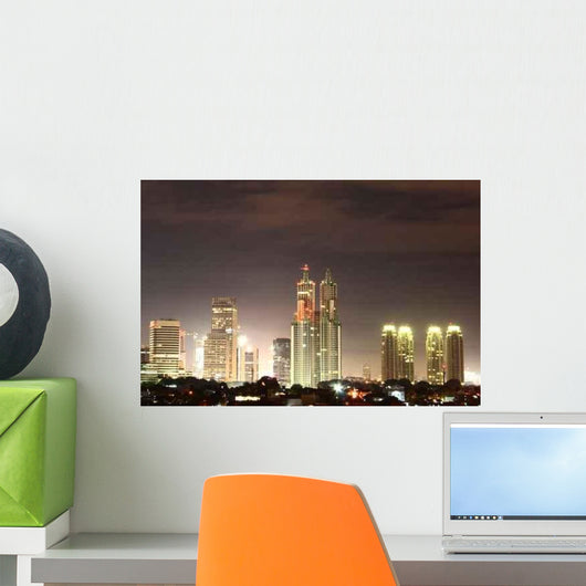 Jakarta Night Wall Decal