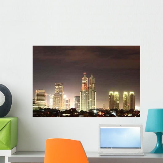 Jakarta Night Wall Decal
