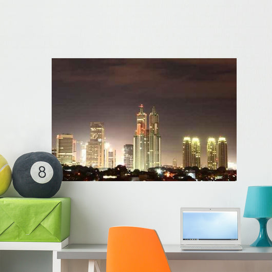Jakarta Night Wall Decal