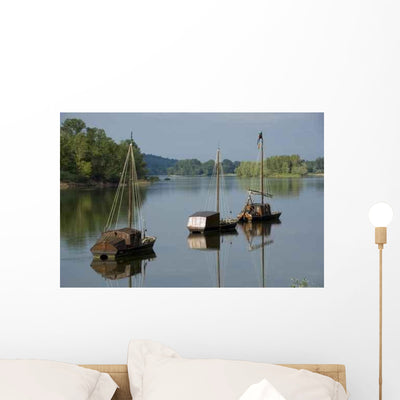 Toue Cabanee Wall Decal Design 1 shown on a wall