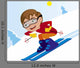 Skiing Downhill Winter