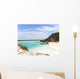 Lone Boat Deserted Beach Wall Decal