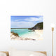 Lone Boat Deserted Beach Wall Decal