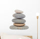 Pile Pebble Stone White Wall Decal