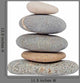 Pile Pebble Stone White Wall Decal